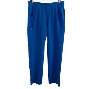 Figs Axim Cargo Scrub Pants Royal Blue‎ Men’s Size XXLT 2XL Tall